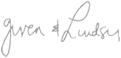 gwen and linsdey signature
