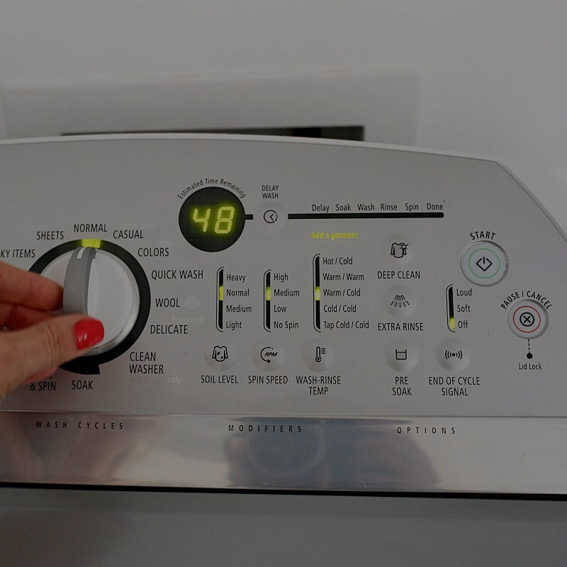 How long is a wash cycle on a washing machine Hl1i0h7g0tdsem