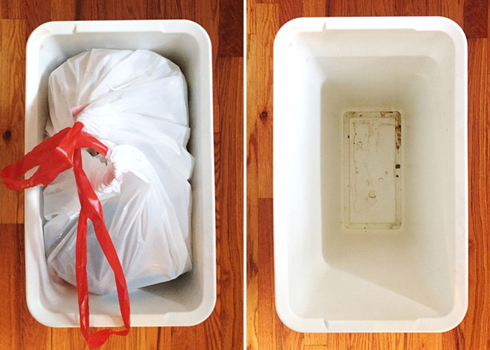 How To Clean Your Trash Can The Laundress