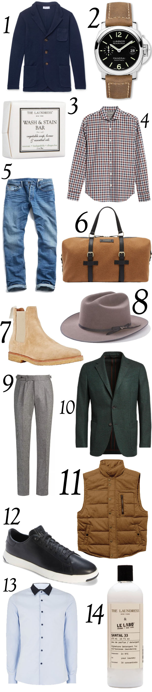 collection of men&amp;amp;#39;s fall fashion pieces