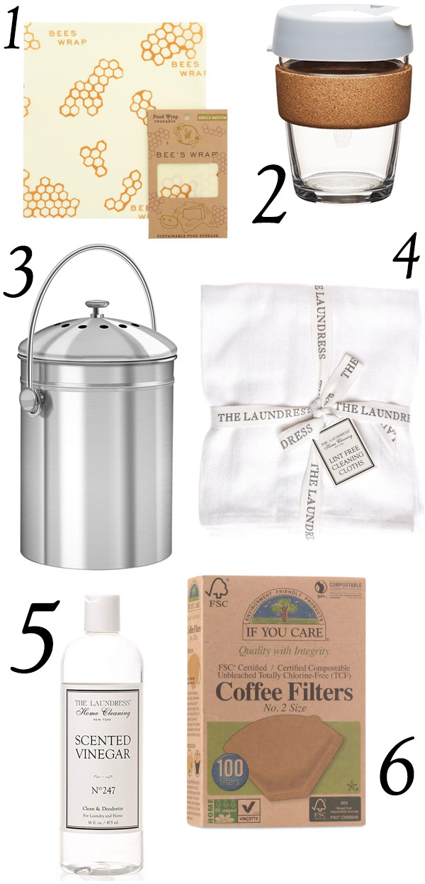 collage of friendly home items