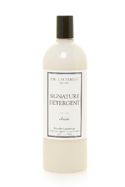 bottle of signature detergent