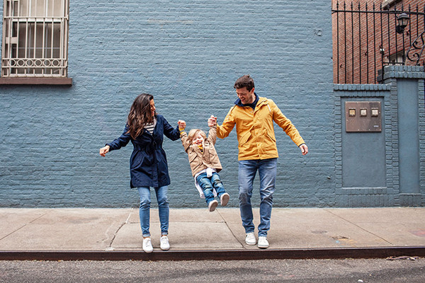 olivia with her family