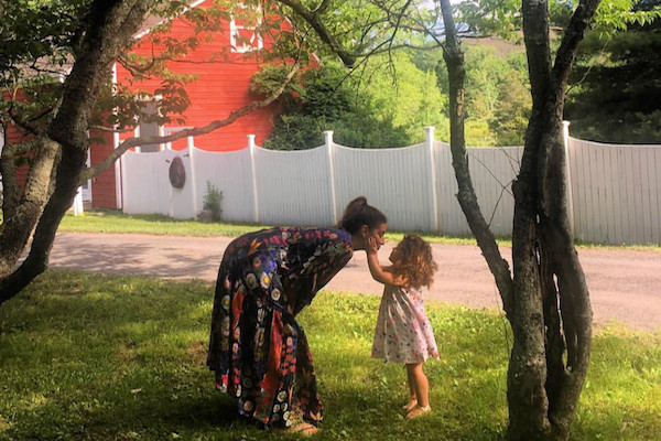 mary giuliani with her daughter
