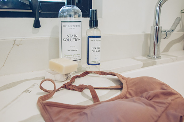 sports bra with laundress product