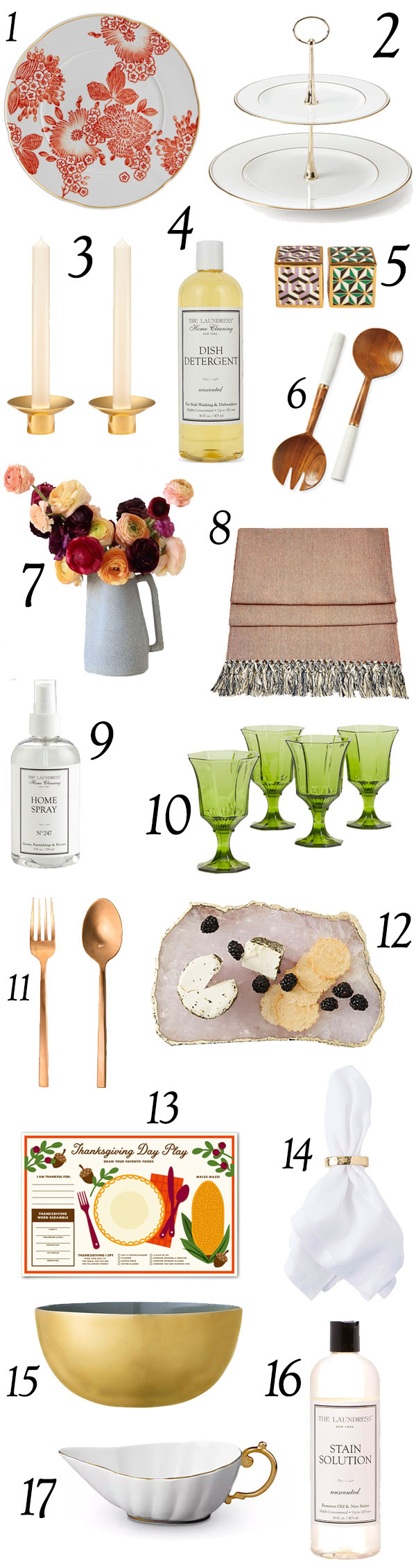 table items