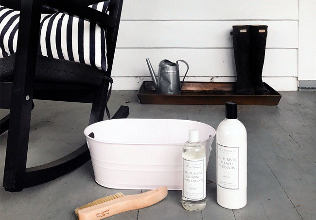 how to clean outdoor upholstery