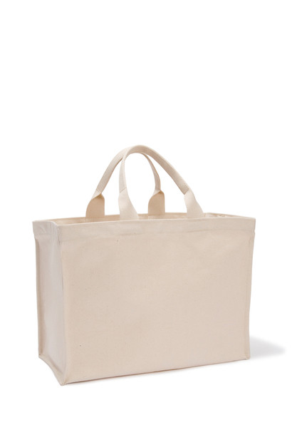 structured canvas tote